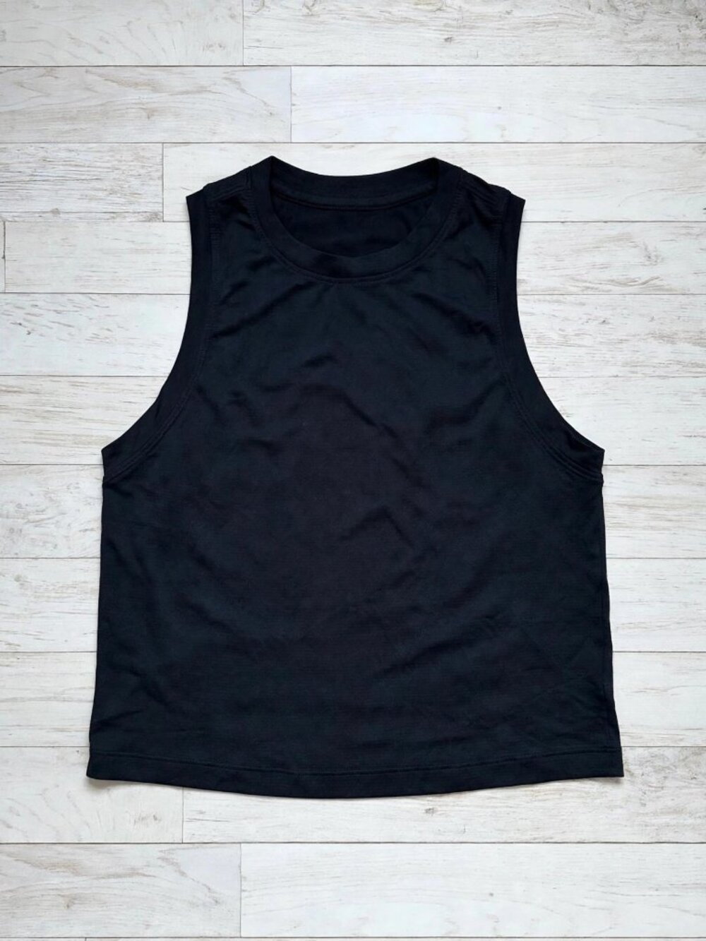 lululemon Black Sleeveless Athletic Tank Top Size 4